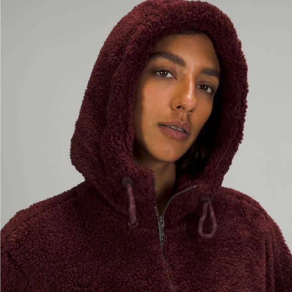 Lululemon Textured Fleece Half Zip Hoodie - Picture 6 of 9